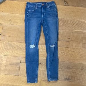 Worn once, AE jeans!
